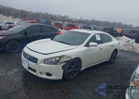 2014 Nissan Maxima 3.5 S z USA, uszkodzony, nr VIN 1N4AA5AP6EC498890